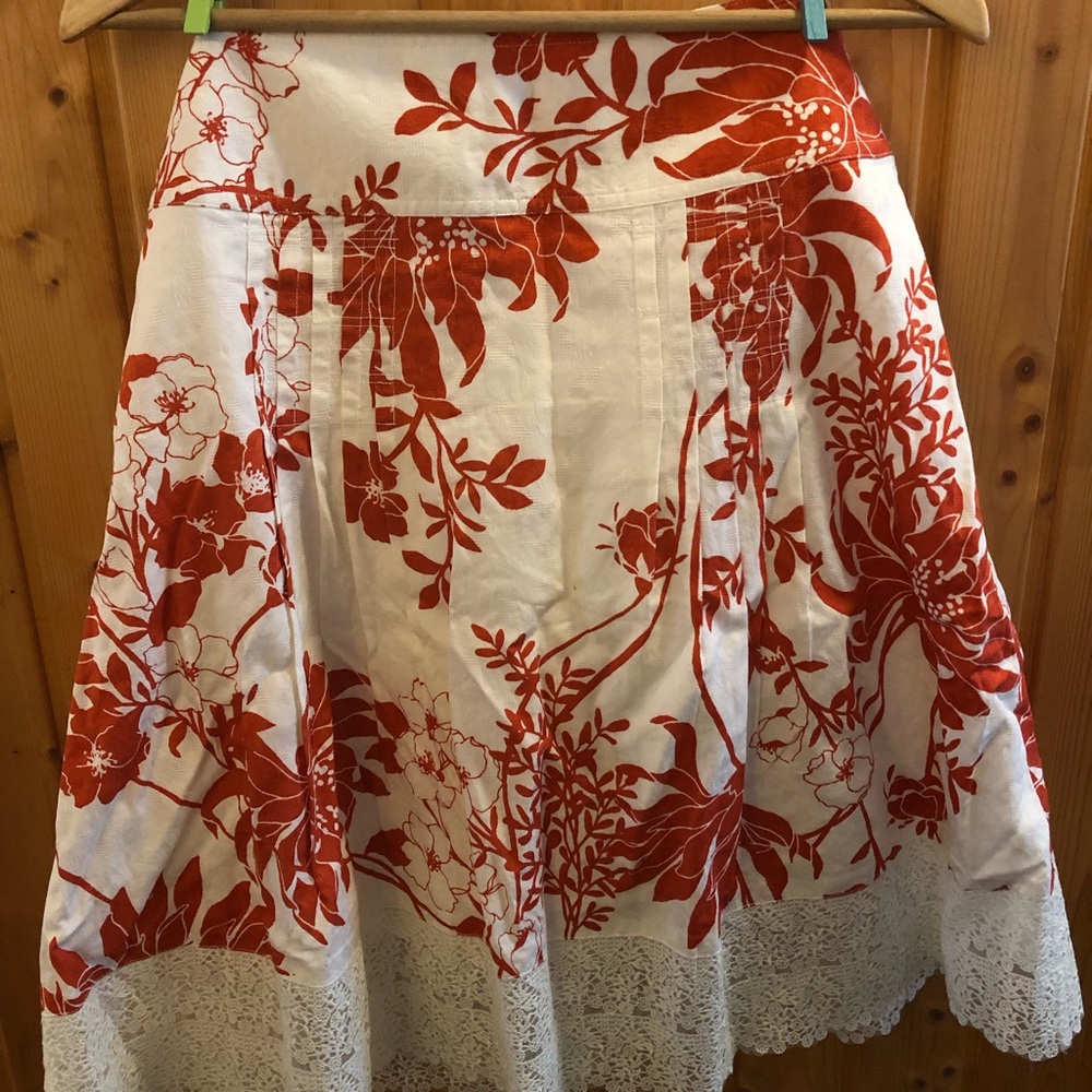 Ann Taylor Knee Length A-Line Skirt - Picture 4 of 4